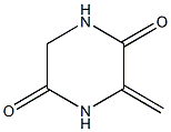 3-Methylenepiperazine-2,5-dione Struktur