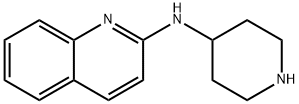 N-piperidin-4-ylquinolin-2-amine Struktur