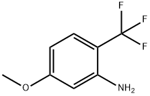 Benzenamine, 5-methoxy-2-(trifluoromethyl)- Struktur