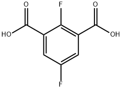 1,3-Benzenedicarboxylic acid, 2,5-difluoro- Struktur