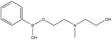 N-methyldiethanolamine phenylboronic ester Struktur