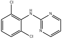 2-Pyrimidinamine, N-(2,6-dichlorophenyl)- Struktur