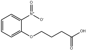 4-(2-nitrophenoxy)butanoic acid Struktur