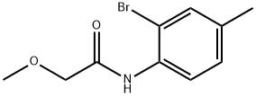 N-(2-bromo-4-methylphenyl)-2-methoxyacetamide Struktur