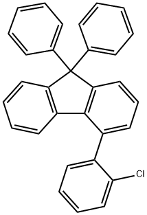 4-(2-氯苯基)-9,9-二苯基-9H-芴, 713127-22-1, 結構式