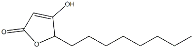 4-Hydroxy-5-octyl-2(5H)-furanone Struktur