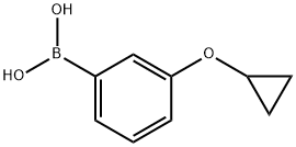 3-Cyclopropoxyphenylboronic Acid Struktur