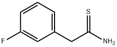 2-(3-fluorophenyl)ethanethioamide Struktur