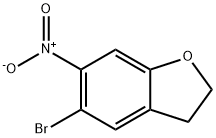 5-bromo-6-nitro-2,3-dihydrobenzo[b]furan Struktur