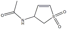 3-ACETAMIDO-2,3-DIHYDROTHIOPHENE 1,1-DIOXIDE Struktur