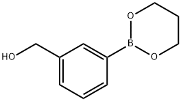 (3-(1,3,2-dioxaborinan-2-yl)phenyl)methanol Struktur