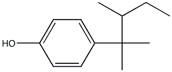 (+/-)-4-Hydroxy-1-(1.1.2-trimethyl-butyl)-benzol Struktur