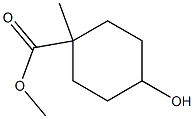 methyl (1r,4r)-4-hydroxy-1-methylcyclohexane-1-carboxylate Struktur