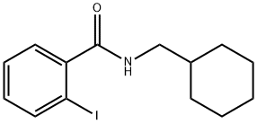 N-(cyclohexylmethyl)-2-iodobenzamide Struktur