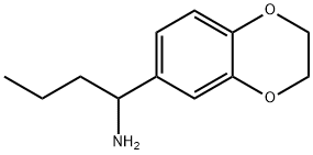 1-(2,3-dihydro-1,4-benzodioxin-6-yl)butan-1-amine Struktur