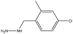 1-(4-chloro-2-methylbenzyl)hydrazine Struktur