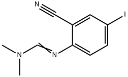 N'-(2-cyano-4-iodophenyl)-N,N-dimethylformamidine Struktur