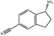 (1R)-1-AMINOINDANE-5-CARBONITRILE Struktur