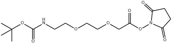 3,6,11-Trioxa-9-azatridecanoic acid Struktur