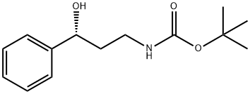 (R)-tert-Butyl (3-hydroxy-3-phenylpropyl)carbamate Struktur