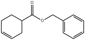 3-cyclohexene-1-carboxylic acid benzyl ester Struktur