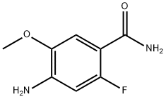 4-amino-2-fluoro-5-methoxybenzamide Struktur