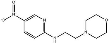 N-[2-(morpholin-4-yl)ethyl]-5-nitropyridin-2-amine Struktur