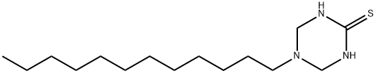 5-dodecyl-1,3,5-triazinane-2-thione Struktur