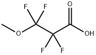 3-(Methoxy)tetrafluoropropionic acid Struktur