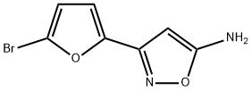 3-(5-bromofuran-2-yl)-1,2-oxazol-5-amine Struktur