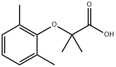 Propanoic acid, 2-(2,6-diMethylphenoxy)-2-Methyl- Struktur