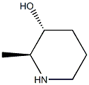 (2S,3R)-2-methylpiperidin-3-ol Struktur