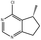 (R)-4-chloro-5-methyl-6,7-dihydro-5H-cyclopenta[d]pyrimidine Struktur