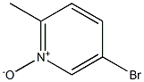 5-BROMO-2-METHYLPYRIDINE-N-OXIDE Struktur