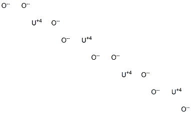 Tetrauranium nonaoxide Struktur