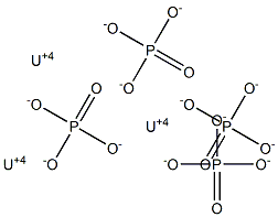 Uranium(IV) orthophosphate Struktur