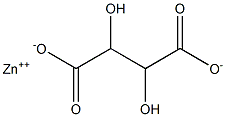 Zinc tartrate Struktur