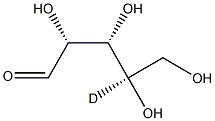 D-Ribose-4-D Struktur