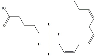 Linolenic Acid-6,6,7,7-D4 Struktur