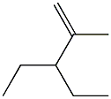 2-METHYL-3-ETHYLPENTENE Struktur