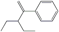 3-ETHYL-2-PHENYL PENTENE Struktur