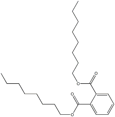 Dioctyl phthalate Struktur