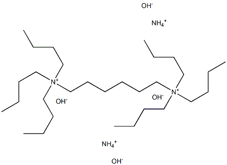 Hexane-1,6-di(tributylammonium)diammonium hydroxide Struktur