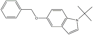 1-tert-butyl-5-benzyloxyindole Struktur