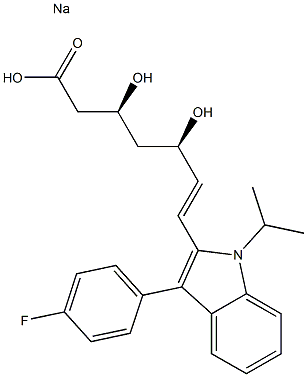 Fluvastatin Sodium Struktur