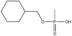 Cyclohexylmethyl methylposphonate Struktur