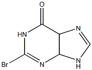 2-BROMO-4,9-DIHYDRO-1H-PURIN-6(5H)-ONE Struktur