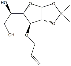 3-O-Allyl-1,2-O-isopropylidene-D-galactofuranose Struktur