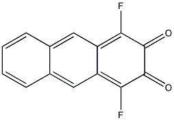 1,4-difluoroanthroquinone Struktur