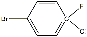 1-bromo-4-chloro-4-fluorobenzene Struktur